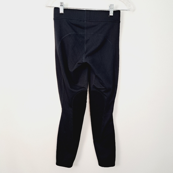 Kerrits Black Textured Fleece Lite Lightweight Riding Breeches XS - Picture 2 of 7